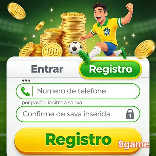 Ilustração de Explore o aplicativo cassino 9game para uma experiência ao vivo