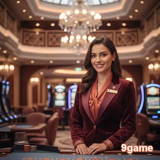 Ilustração de Acesse o Melhor do Cassino Live na 9game e Jogue com Segurança