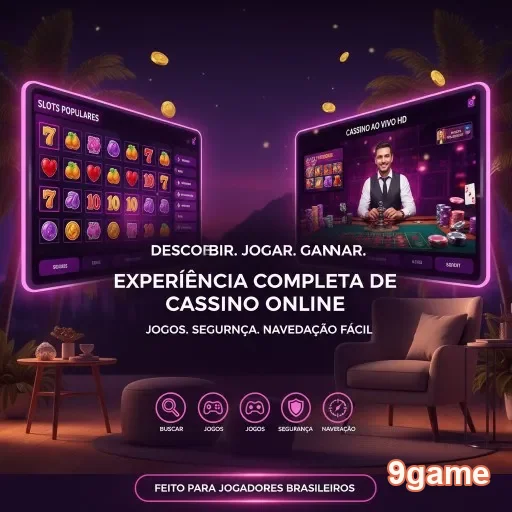Ilustração de Descubra a Plataforma de Jogos 9game com Total Segurança